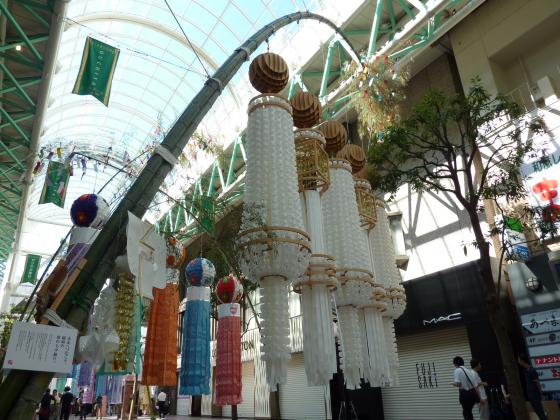 鐘崎の七夕飾り