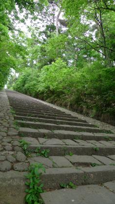 大年寺山の石段