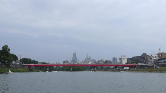 ボートから見る宮沢橋