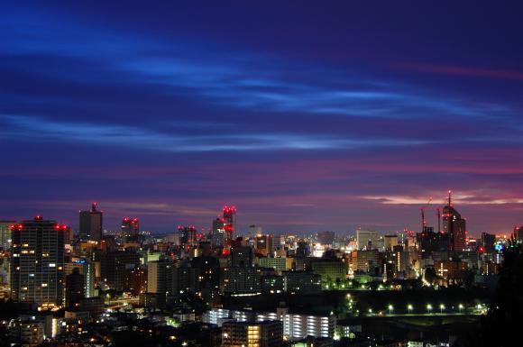 朝焼け@青葉城址