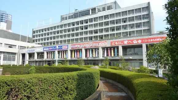 仙台市役所の七夕飾り