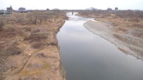 伊達政宗のレリーフ／太白大橋