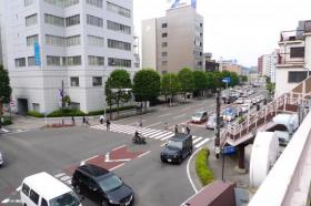 五橋駅前歩道橋から
