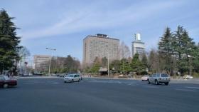 国道45号線と48号線の起点地