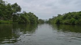 ボートから見る宮沢橋