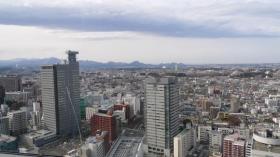 アエル31階からの眺め（西方面）