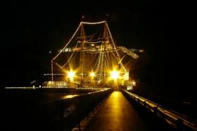 サンファンバウティスタ号〜ライトアップ