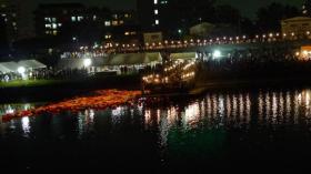 広瀬川灯ろう流し
