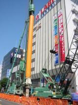 南町通りの東西線工事