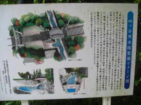 四ッ谷用水／大崎八幡宮の石段下